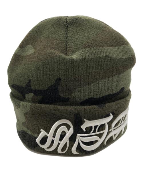 SUPREME（シュプリーム）SUPREME (シュプリーム) New Era Blackletter Beanie グリーン サイズ:下記参照の古着・服飾アイテム