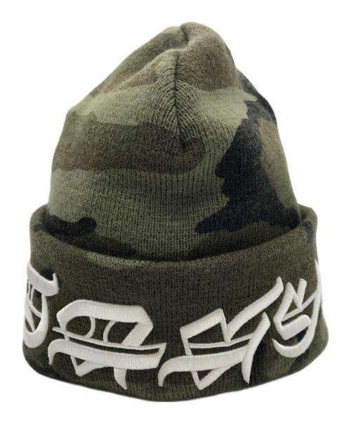 SUPREME（シュプリーム）SUPREME (シュプリーム) New Era Blackletter Beanie グリーン サイズ:下記参照の古着・服飾アイテム