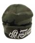 SUPREME (シュプリーム) New Era Blackletter Beanie グリーン サイズ:下記参照：8000円
