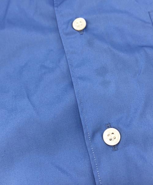 COMME des GARCONS HOMME（コムデギャルソン オム）COMME des GARCONS HOMME (コムデギャルソン オム) 綿ブロード ロゴ 半袖シャツ ブルー サイズ:Sの古着・服飾アイテム