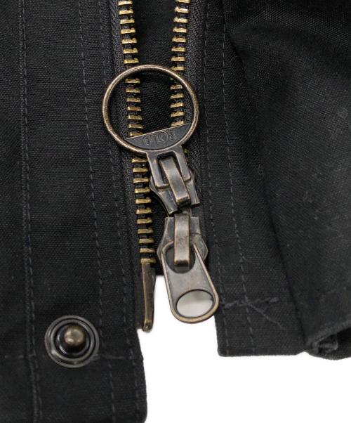 POLO RALPH LAUREN（ポロ・ラルフローレン）POLO RALPH LAUREN (ポロ・ラルフローレン) コットンユーティリティージャケット ブラック サイズ:SIZE Mの古着・服飾アイテム
