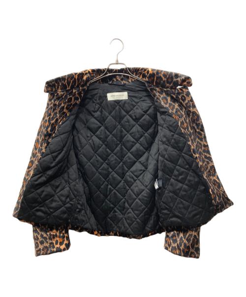 DRIES VAN NOTEN（ドリスヴァンノッテン）DRIES VAN NOTEN (ドリスヴァンノッテン) ベルベットレオパードジャケット ブラウン サイズ:Sの古着・服飾アイテム