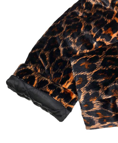 DRIES VAN NOTEN（ドリスヴァンノッテン）DRIES VAN NOTEN (ドリスヴァンノッテン) ベルベットレオパードジャケット ブラウン サイズ:Sの古着・服飾アイテム
