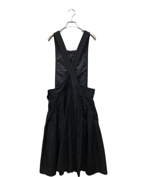 COMME des GARCONS COMME des GARCONS（コムデギャルソン コムデギャルソン）COMME des GARCONS COMME des GARCONS (コムデギャルソン コムデギャルソン) ポリ縮絨ジャンパースカート ブラック サイズ:SIZE Sの古着・服飾アイテム