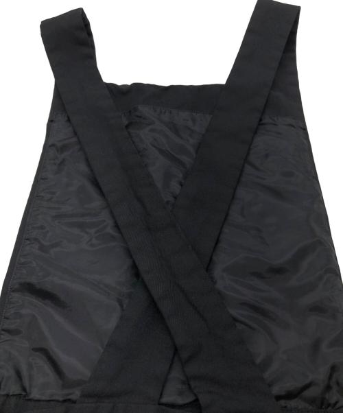 COMME des GARCONS COMME des GARCONS（コムデギャルソン コムデギャルソン）COMME des GARCONS COMME des GARCONS (コムデギャルソン コムデギャルソン) ポリ縮絨ジャンパースカート ブラック サイズ:SIZE Sの古着・服飾アイテム