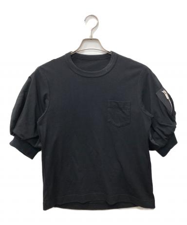 サカイ NylonTwill CottonJersey T-Shirt 中古・古着通販】sacai (サカイ) Nylon Twill x Cotton Jersey T-Shirt