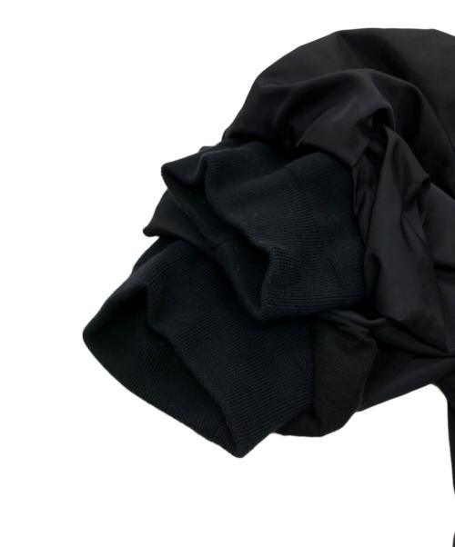 sacai（サカイ）sacai (サカイ) Nylon Twill x Cotton Jersey T-Shirt ブラック サイズ:SIZE 2の古着・服飾アイテム