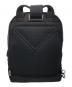 PRADA (プラダ) Re-Nylon サフィアーノレザーバックパック ブラック：130000円