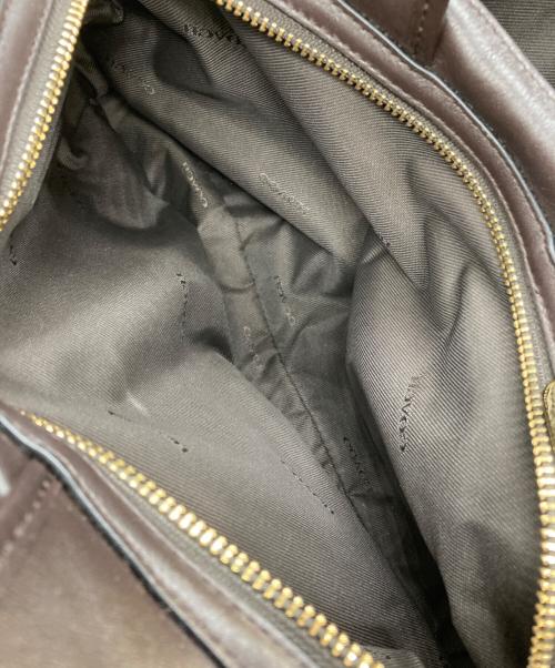 COACH（コーチ）COACH (コーチ) シグネチャー イーディ ハンドバッグ ブラウンの古着・服飾アイテム