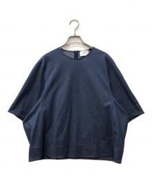 UNITED ARROWS（ユナイテッドアローズ）の古着「トリコット フォーム Tシャツ」｜インディゴ