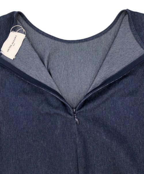 UNITED ARROWS（ユナイテッドアローズ）UNITED ARROWS (ユナイテッドアローズ) トリコット フォーム Tシャツ インディゴ サイズ:FREE 未使用品の古着・服飾アイテム