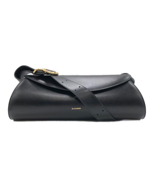 JIL SANDER（ジルサンダー）JIL SANDER (ジルサンダー) Cannolo Grande/カンノーロ グランデショルダーバッグ ブラックの古着・服飾アイテム