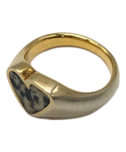 Preek（プリーク）Preek (プリーク) HEART STONE RING GD ゴールド サイズ:13号の古着・服飾アイテム