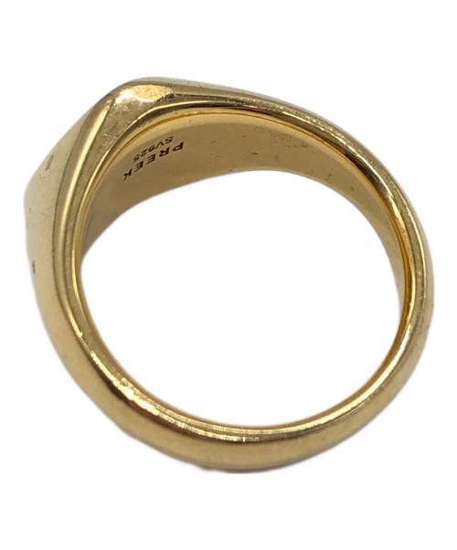 Preek（プリーク）Preek (プリーク) HEART STONE RING GD ゴールド サイズ:13号の古着・服飾アイテム