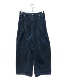 MAISON SPECIAL（メゾンスペシャル）の古着「Three-Dimensional Cutting Denim Pants」｜インディゴ
