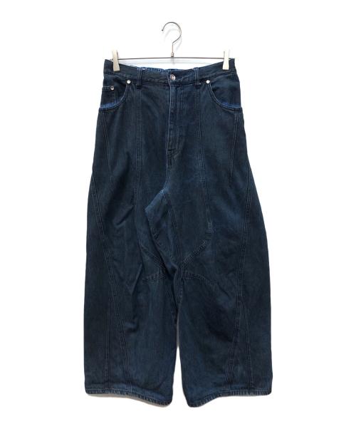 MAISON SPECIAL（メゾンスペシャル）MAISON SPECIAL (メゾンスペシャル) Three-Dimensional Cutting Denim Pants インディゴ サイズ:SIZE 0の古着・服飾アイテム
