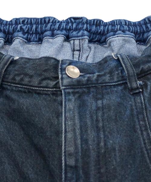MAISON SPECIAL（メゾンスペシャル）MAISON SPECIAL (メゾンスペシャル) Three-Dimensional Cutting Denim Pants インディゴ サイズ:SIZE 0の古着・服飾アイテム