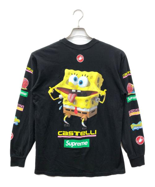 SUPREME（シュプリーム）SUPREME (シュプリーム) SPONGE BOB Castelli Racing L/S Tee ブラック サイズ:SIZE Mの古着・服飾アイテム
