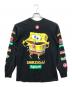 SUPREME (シュプリーム) SPONGE BOB Castelli Racing L/S Tee ブラック サイズ:SIZE M：15000円