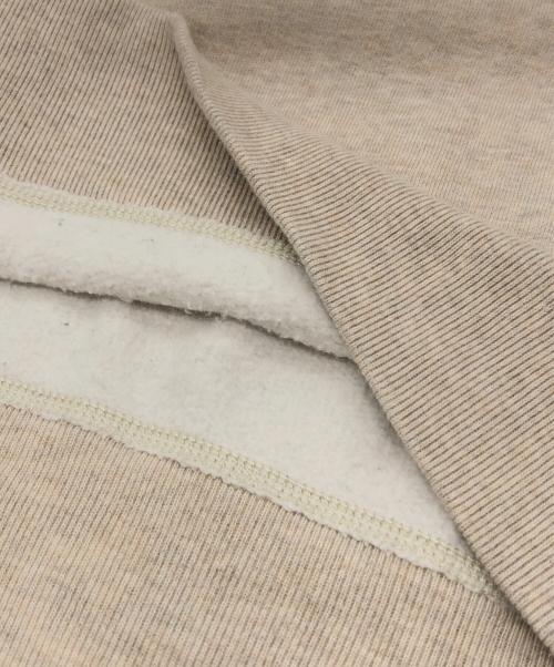POLO RALPH LAUREN（ポロ・ラルフローレン）POLO RALPH LAUREN (ポロ・ラルフローレン) ロゴワッペンクルーネックスウェット ベージュ サイズ:SIZE Lの古着・服飾アイテム