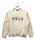 POLO RALPH LAUREN（ポロ・ラルフローレン）の古着「ロゴワッペンクルーネックスウェット」｜ベージュ