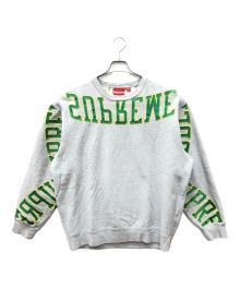 SUPREME（シュプリーム）の古着「Multi Arc Crewneck Sweatshirt」｜グレー×グリーン