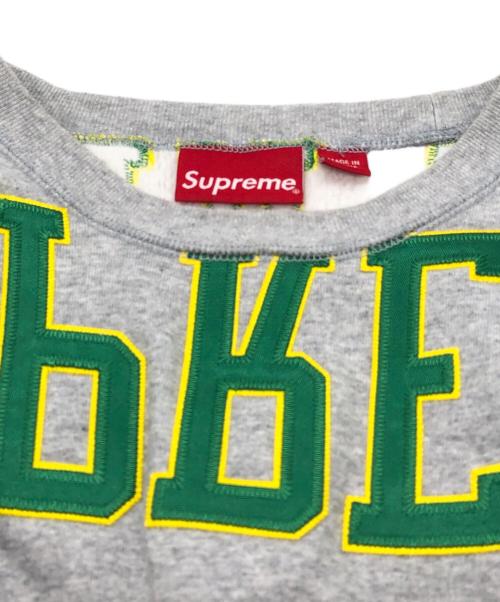 SUPREME（シュプリーム）SUPREME (シュプリーム) Multi Arc Crewneck Sweatshirt グレー×グリーン サイズ:SIZE Lの古着・服飾アイテム