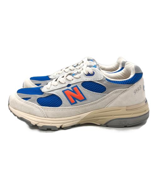 NEW BALANCE（ニューバランス）NEW BALANCE (ニューバランス) KITH (キス) 993 Madison Square Garden グレー×ブルー サイズ:26.5cmの古着・服飾アイテム