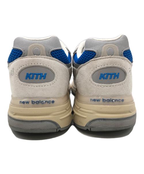 NEW BALANCE（ニューバランス）NEW BALANCE (ニューバランス) KITH (キス) 993 Madison Square Garden グレー×ブルー サイズ:26.5cmの古着・服飾アイテム