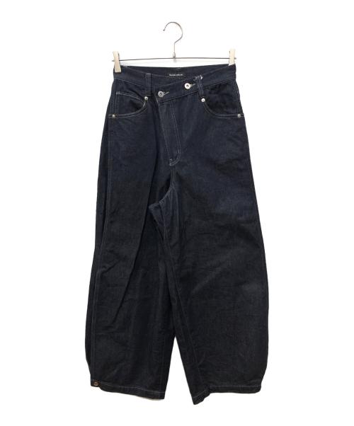 MAISON SPECIAL（メゾンスペシャル）MAISON SPECIAL (メゾンスペシャル) Side-Tuck Cocoon Denim Pants インディゴ サイズ:SIZE 38の古着・服飾アイテム