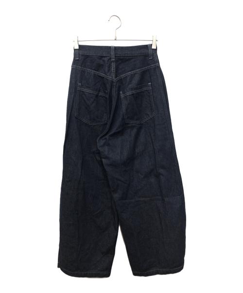MAISON SPECIAL（メゾンスペシャル）MAISON SPECIAL (メゾンスペシャル) Side-Tuck Cocoon Denim Pants インディゴ サイズ:SIZE 38の古着・服飾アイテム