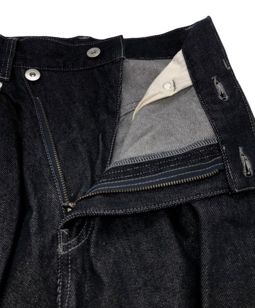 MAISON SPECIAL（メゾンスペシャル）MAISON SPECIAL (メゾンスペシャル) Side-Tuck Cocoon Denim Pants インディゴ サイズ:SIZE 38の古着・服飾アイテム