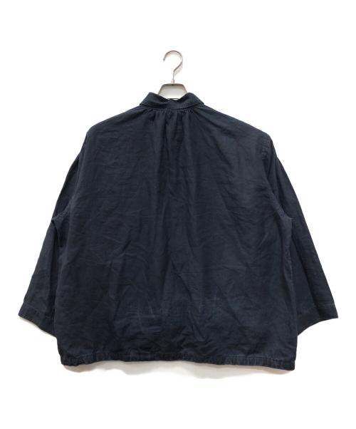 Porter Classic（ポータークラシック）Porter Classic (ポータークラシック) FARMER'S LINEN GATHERED JACKET/ファーマーズリネンギャザージャケット インディゴ サイズ:SIZE 2の古着・服飾アイテム