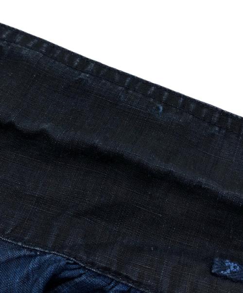 Porter Classic（ポータークラシック）Porter Classic (ポータークラシック) FARMER'S LINEN GATHERED JACKET/ファーマーズリネンギャザージャケット インディゴ サイズ:SIZE 2の古着・服飾アイテム