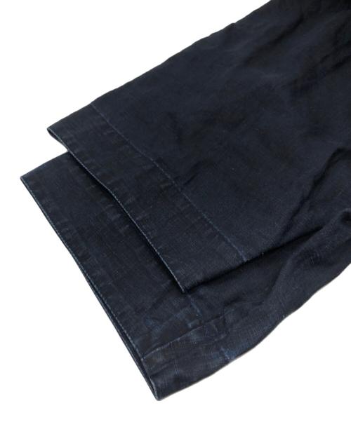 Porter Classic（ポータークラシック）Porter Classic (ポータークラシック) FARMER'S LINEN GATHERED JACKET/ファーマーズリネンギャザージャケット インディゴ サイズ:SIZE 2の古着・服飾アイテム
