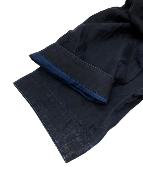 Porter Classic（ポータークラシック）Porter Classic (ポータークラシック) FARMER'S LINEN GATHERED JACKET/ファーマーズリネンギャザージャケット インディゴ サイズ:SIZE 2の古着・服飾アイテム