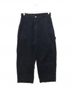 Porter Classicポータークラシック）の古着「STEINBECK DENIM PAINTER PANTS/スタインベック ペインターパンツ」｜ブラック