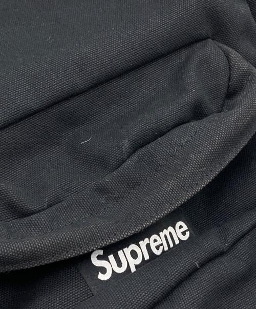SUPREME（シュプリーム）SUPREME (シュプリーム) Canvas Backpack ブラックの古着・服飾アイテム