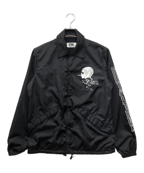 Hysteric Glamour（ヒステリックグラマー）Hysteric Glamour (ヒステリックグラマー) ROYAL TRUX/RADIO VIDEO コーチジャケット ブラック サイズ:SIZE Mの古着・服飾アイテム