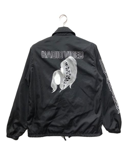 Hysteric Glamour（ヒステリックグラマー）Hysteric Glamour (ヒステリックグラマー) ROYAL TRUX/RADIO VIDEO コーチジャケット ブラック サイズ:SIZE Mの古着・服飾アイテム
