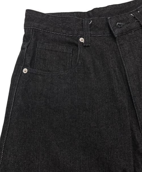 Noremid（ノーリミッド）Noremid (ノーリミッド) バック刺繍バギーデニムパンツ ブラック サイズ:SIZE Sの古着・服飾アイテム