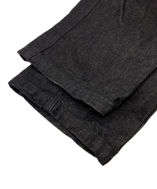 Noremid（ノーリミッド）Noremid (ノーリミッド) バック刺繍バギーデニムパンツ ブラック サイズ:SIZE Sの古着・服飾アイテム
