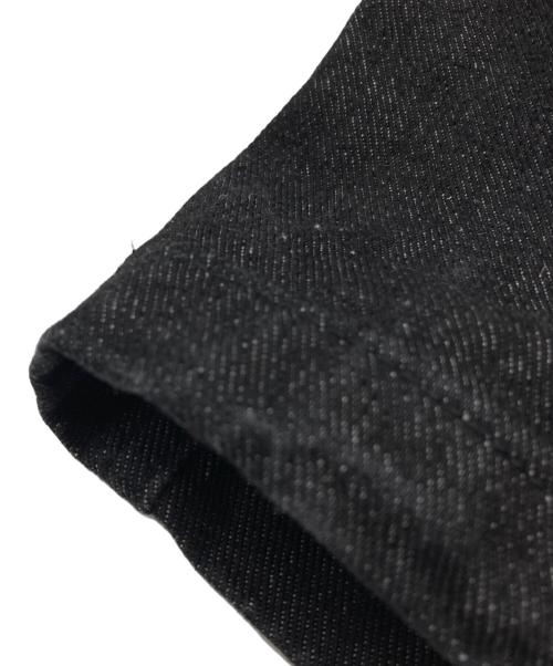 Noremid（ノーリミッド）Noremid (ノーリミッド) バック刺繍バギーデニムパンツ ブラック サイズ:SIZE Sの古着・服飾アイテム