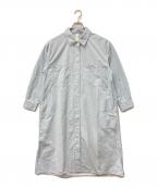 MHLマーガレットハウエル）の古着「END ON END COTTON WEAVE」｜ブルー