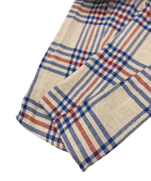 Vivienne Westwood（ヴィヴィアンウエストウッド）Vivienne Westwood (ヴィヴィアンウエストウッド) チェックバナナパンツ ベージュ サイズ:Mの古着・服飾アイテム
