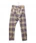 Vivienne Westwood (ヴィヴィアンウエストウッド) チェックバナナパンツ ベージュ サイズ:M：11000円