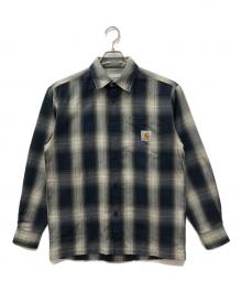 CarHartt（カーハート）の古着「L/S HARLIN SHIRT」｜ネイビー