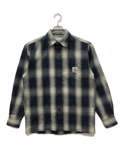 CarHartt（カーハート）CarHartt (カーハート) L/S HARLIN SHIRT ネイビー サイズ:XSの古着・服飾アイテム