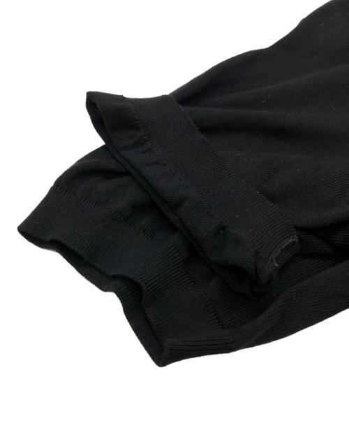 TOMORROW LAND（トゥモローランド）TOMORROW LAND (トゥモローランド) シルクコットンニットポロ ブラック サイズ:SIZE Sの古着・服飾アイテム