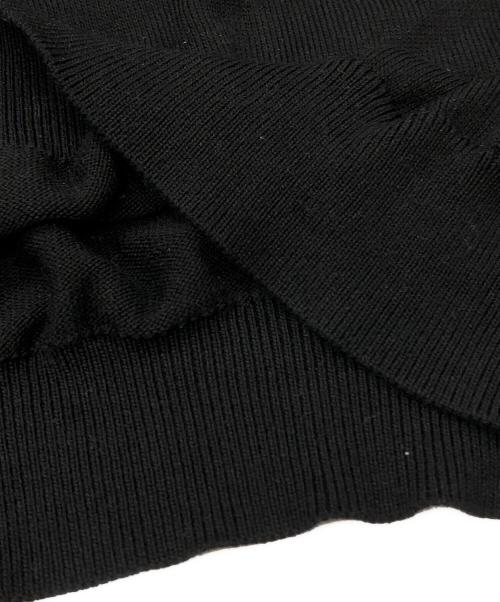 TOMORROW LAND（トゥモローランド）TOMORROW LAND (トゥモローランド) シルクコットンニットポロ ブラック サイズ:SIZE Sの古着・服飾アイテム